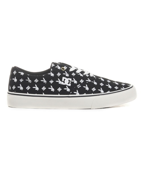 DC SHOES(ディーシーシューズ)の「CRUZE X PB/DCPLAYBOY(プレイボーイ)コラボローカットスニーカー(スニーカー・メンズ・レッド/ブラック×ホワイト・25.5cm/23cm/26cm/24.5cm/24cm/27cm/28cm/27.5cm/25cm/23.5cm/26.5cm)」の4枚目の写真