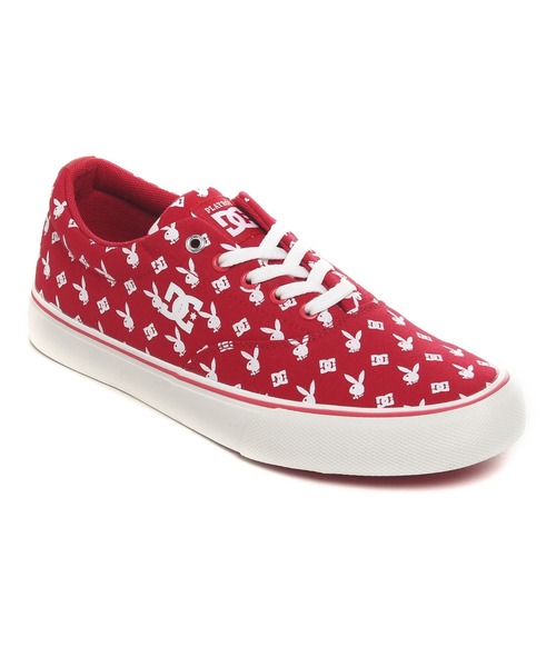 DC SHOES(ディーシーシューズ)の「CRUZE X PB/DCPLAYBOY(プレイボーイ)コラボローカットスニーカー(スニーカー・メンズ・レッド/ブラック×ホワイト・25.5cm/23cm/26cm/24.5cm/24cm/27cm/28cm/27.5cm/25cm/23.5cm/26.5cm)」の12枚目の写真