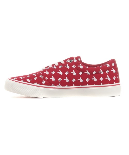 DC SHOES(ディーシーシューズ)の「CRUZE X PB/DCPLAYBOY(プレイボーイ)コラボローカットスニーカー(スニーカー・メンズ・レッド/ブラック×ホワイト・25.5cm/23cm/26cm/24.5cm/24cm/27cm/28cm/27.5cm/25cm/23.5cm/26.5cm)」の13枚目の写真