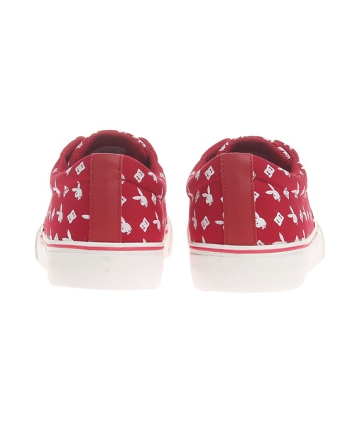 DC SHOES(ディーシーシューズ)の「CRUZE X PB/DCPLAYBOY(プレイボーイ)コラボローカットスニーカー(スニーカー・メンズ・レッド/ブラック×ホワイト・25.5cm/23cm/26cm/24.5cm/24cm/27cm/28cm/27.5cm/25cm/23.5cm/26.5cm)」の14枚目の写真