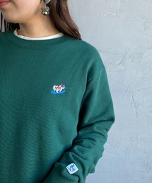[THE ENDLESS SUMMER/エンドレスサマー] 別注 BUHIワンポイント刺繍クルーネックスウェット