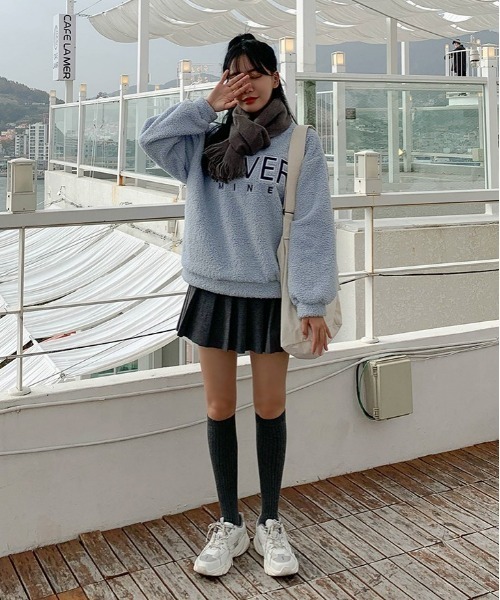 SONA（ソナ）の「SONYUNARA プリーツミニスカート（スカート・レディース・ブラック/グレー・S/M）」の9枚目の写真