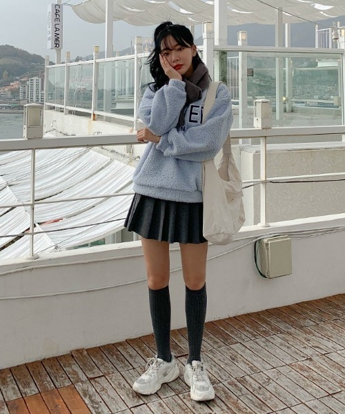 SONA（ソナ）の「SONYUNARA プリーツミニスカート（スカート・レディース・ブラック/グレー・S/M）」の10枚目の写真