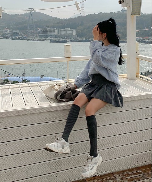 SONA（ソナ）の「SONYUNARA プリーツミニスカート（スカート・レディース・ブラック/グレー・S/M）」の13枚目の写真