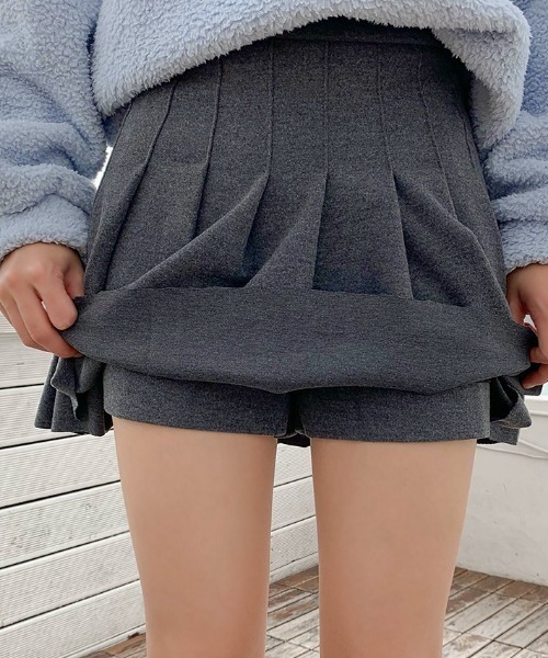 SONA（ソナ）の「SONYUNARA プリーツミニスカート（スカート・レディース・ブラック/グレー・S/M）」の4枚目の写真