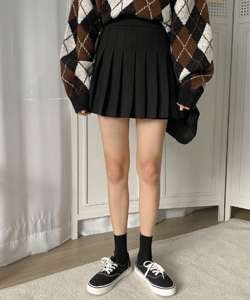 SONA（ソナ）の「SONYUNARA プリーツミニスカート（スカート・レディース・ブラック/グレー・S/M）」の20枚目の写真