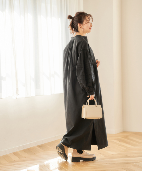 eness(エネス)の「【ENESS/エネス】 サイドゴアミドルブーツ◆(ブーツ・レディース・ブラック/ベージュ・36/38/37/35)」の19枚目の写真