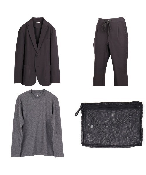 SUIT SELECT（スーツセレクト）の「【洗える4点セット】リモートパックスーツ　カーディガンスーツ（スーツセット・メンズ・ブラック・M/S/LL/L）」の18枚目の写真