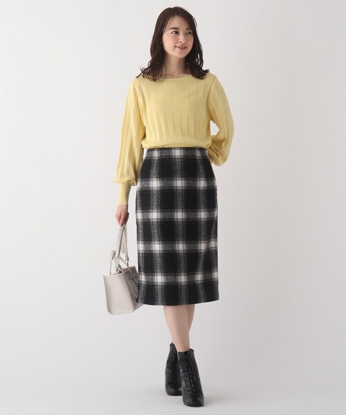 index（インデックス）の「◆ラメアソートプリーツニット【WEB限定サイズ】（ニット/セーター・レディース・ホワイト系その他6/ライトイエロー系6/ピンク/ブラック・36/38/40/42）」の6枚目の写真