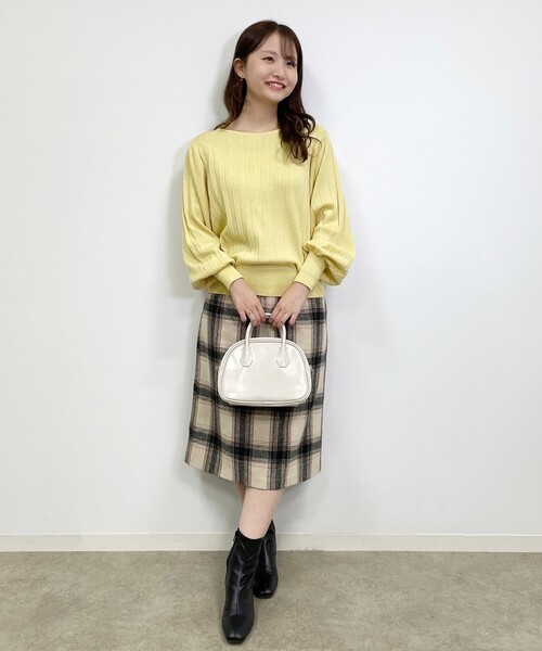 index（インデックス）の「◆ラメアソートプリーツニット【WEB限定サイズ】（ニット/セーター・レディース・ホワイト系その他6/ライトイエロー系6/ピンク/ブラック・36/38/40/42）」の19枚目の写真