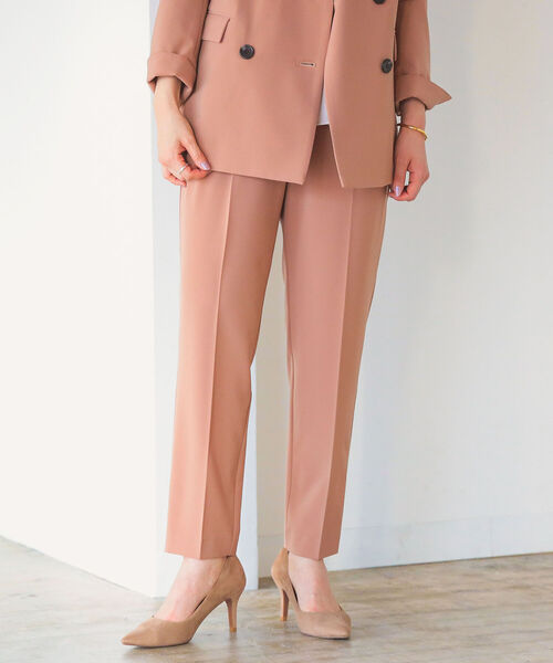 B:MING by BEAMS（ビーミングバイビームス）の「B:MING by BEAMS / ストレッチ テーパード パンツ 22SS-P（スラックス・レディース・ライトベージュ/ライトブラウン/ネイビー・LARGE/MEDIUM/SMALL/X-SMALL）」の6枚目の写真