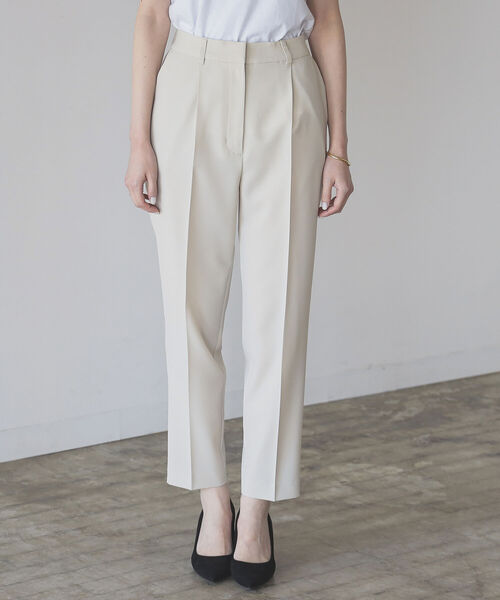 B:MING by BEAMS（ビーミングバイビームス）の「B:MING by BEAMS / ストレッチ テーパード パンツ 22SS-P（スラックス・レディース・ライトベージュ/ライトブラウン/ネイビー・LARGE/MEDIUM/SMALL/X-SMALL）」の11枚目の写真