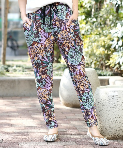 チチカカ（チチカカ）の「吸汗速乾ハイストレッチパンツ（その他パンツ・レディース・ブラック/パープル/その他1・FREE）」の3枚目の写真