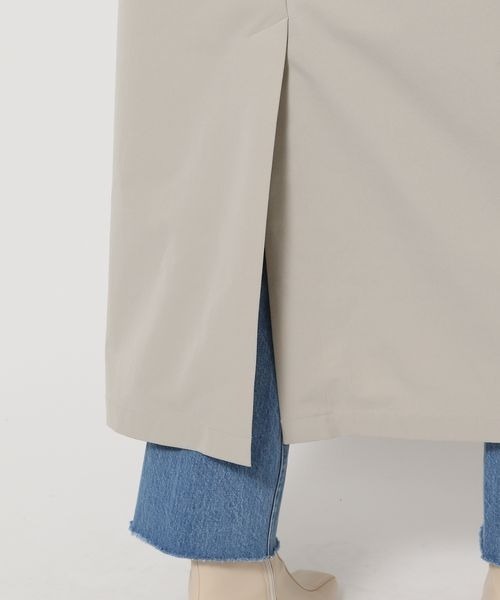 LOWRYS FARM（ローリーズファーム）の「レイヤードフウスタンドコート　261423（ステンカラーコート・レディース・チャコールグレー/グリーン/アイボリー・FREE）」の20枚目の写真