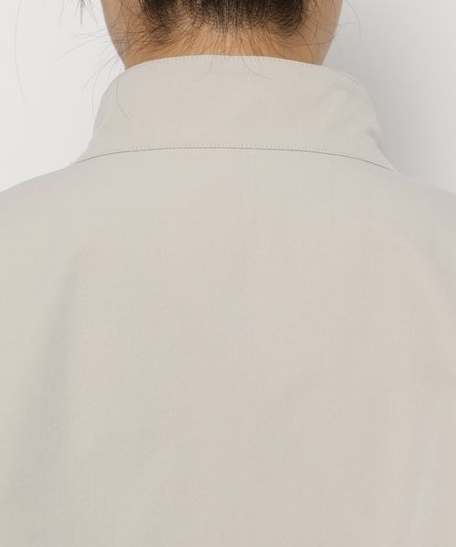 LOWRYS FARM（ローリーズファーム）の「レイヤードフウスタンドコート　261423（ステンカラーコート・レディース・チャコールグレー/グリーン/アイボリー・FREE）」の21枚目の写真