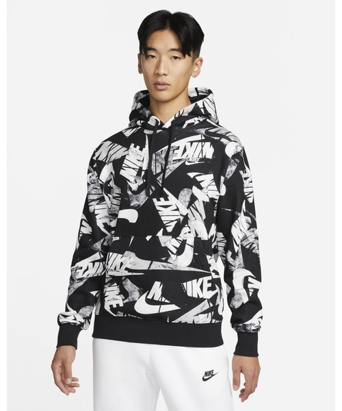 ナイキ Nike Sportswear Sport Essentials+ AOP パーカー トップ NIKE(ナイキ)の「ナイキ スポーツウェア スポーツ