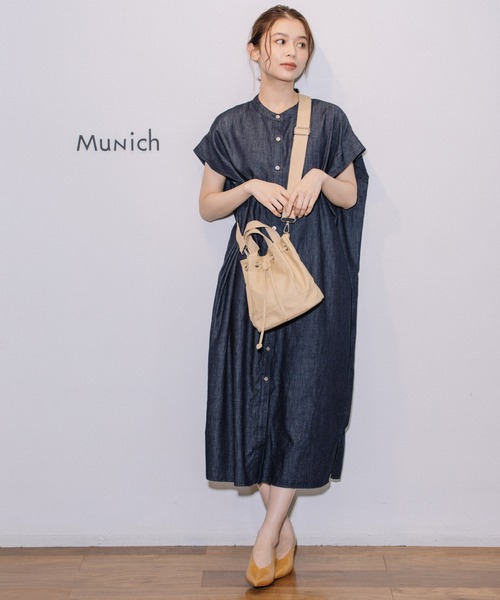 Munich(ミューニック)の「WEB限定 コットンキャンバス 2wayミニバッグ(ショルダーバッグ・レディース・アイボリー/ブラック/ベージュ・FREE)」の19枚目の写真