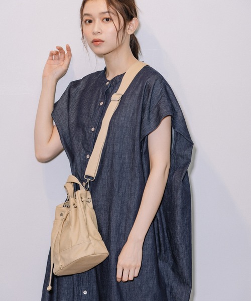 Munich(ミューニック)の「WEB限定 コットンキャンバス 2wayミニバッグ(ショルダーバッグ・レディース・アイボリー/ブラック/ベージュ・FREE)」の16枚目の写真