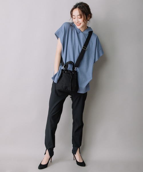 Munich(ミューニック)の「WEB限定 コットンキャンバス 2wayミニバッグ(ショルダーバッグ・レディース・アイボリー/ブラック/ベージュ・FREE)」の22枚目の写真