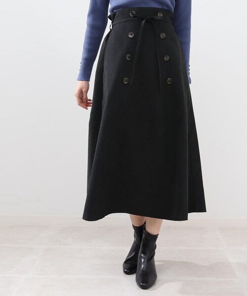 DRESKIP(ドレスキップ)の「◆ハイウエストなフレアスカート(スカート・レディース・ライトグレー/ブラック/グリーン・02/03/04)」の21枚目の写真