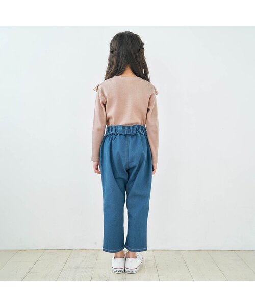 apres les cours(アプレレクール)の「/ビッグカラーTシャツ(Tシャツ/カットソー・キッズ・イエロー/サーモンピンク/その他2/アイボリー/サックスブルー・80/100/140/120/130/110/90)」の11枚目の写真