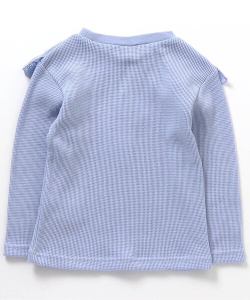 apres les cours(アプレレクール)の「/ビッグカラーTシャツ(Tシャツ/カットソー・キッズ・イエロー/サーモンピンク/その他2/アイボリー/サックスブルー・80/100/140/120/130/110/90)」の20枚目の写真