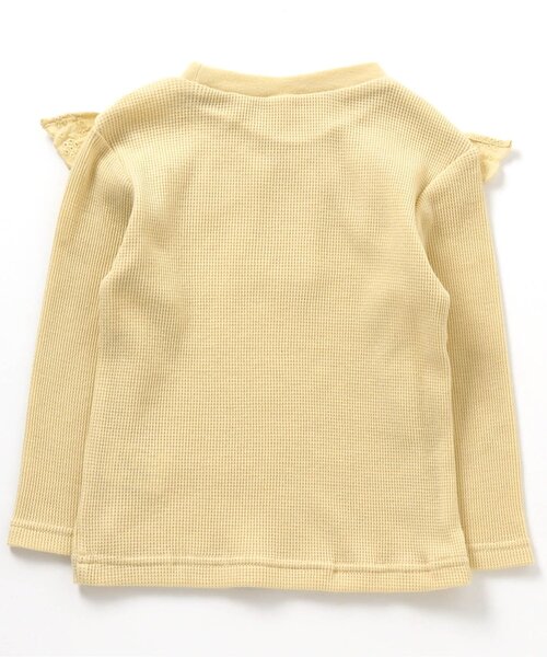 apres les cours(アプレレクール)の「/ビッグカラーTシャツ(Tシャツ/カットソー・キッズ・イエロー/サーモンピンク/その他2/アイボリー/サックスブルー・80/100/140/120/130/110/90)」の21枚目の写真