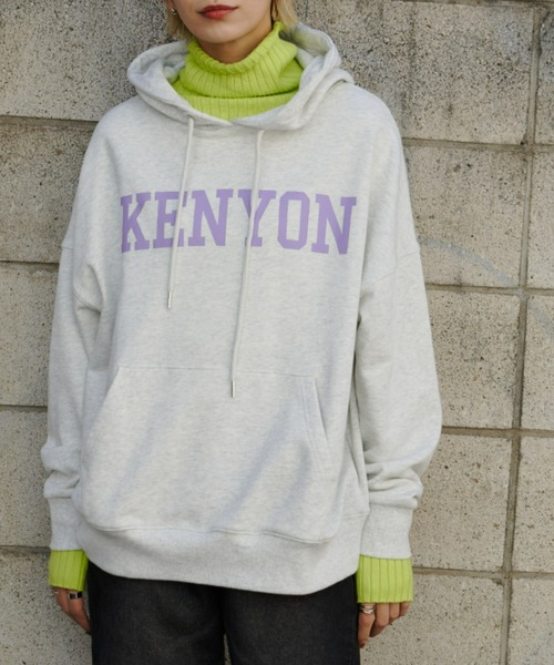 Auntie Rosa Holiday（アンティローザホリデー）の「裏毛ロゴスウェットパーカー（スウェット・レディース・オフホワイト/ネイビー/グレー/グリーン・FREE）」の2枚目の写真