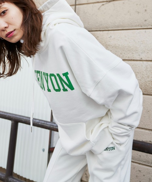 Auntie Rosa Holiday（アンティローザホリデー）の「裏毛ロゴスウェットパーカー（スウェット・レディース・オフホワイト/ネイビー/グレー/グリーン・FREE）」の19枚目の写真