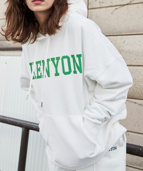 Auntie Rosa Holiday（アンティローザホリデー）の「裏毛ロゴスウェットパーカー（スウェット・レディース・オフホワイト/ネイビー/グレー/グリーン・FREE）」の12枚目の写真