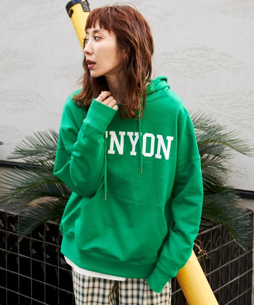 Auntie Rosa Holiday（アンティローザホリデー）の「裏毛ロゴスウェットパーカー（スウェット・レディース・オフホワイト/ネイビー/グレー/グリーン・FREE）」の14枚目の写真