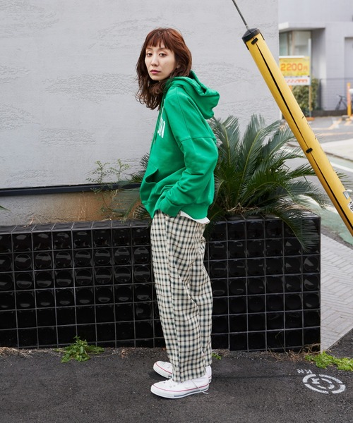 Auntie Rosa Holiday（アンティローザホリデー）の「裏毛ロゴスウェットパーカー（スウェット・レディース・オフホワイト/ネイビー/グレー/グリーン・FREE）」の15枚目の写真