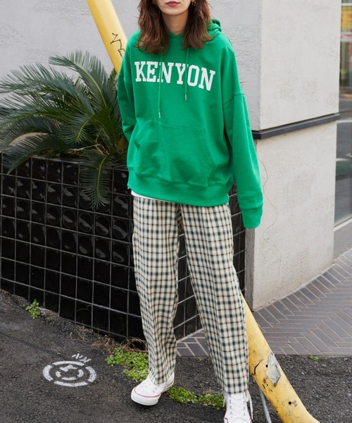 Auntie Rosa Holiday（アンティローザホリデー）の「裏毛ロゴスウェットパーカー（スウェット・レディース・オフホワイト/ネイビー/グレー/グリーン・FREE）」の11枚目の写真