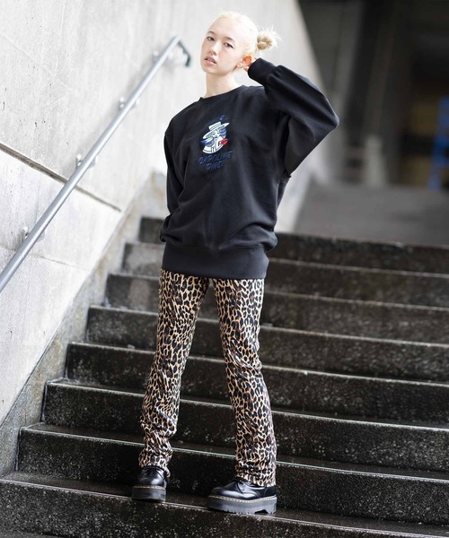 セール商品 20%OFF X-girl エックスガール FRIENDS CAROLINE DINER SWEAT TOP / ブラック トップス スウェット トレーナー 長袖 返品交換不可 X-girl（エックスガール）の「X-girl FRIENDS CAROLINE DINER