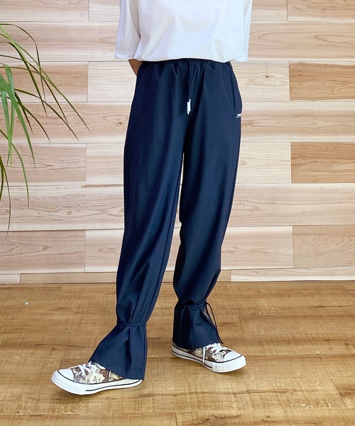 SUPERTHANKS（スーパーサンクス）の「ドライ速乾性ワンポイントトラックパンツ セットアップ （ユニセックス）（その他パンツ・メンズ・ネイビー/ブラック/グリーン/グレー・S/L/M）」の9枚目の写真