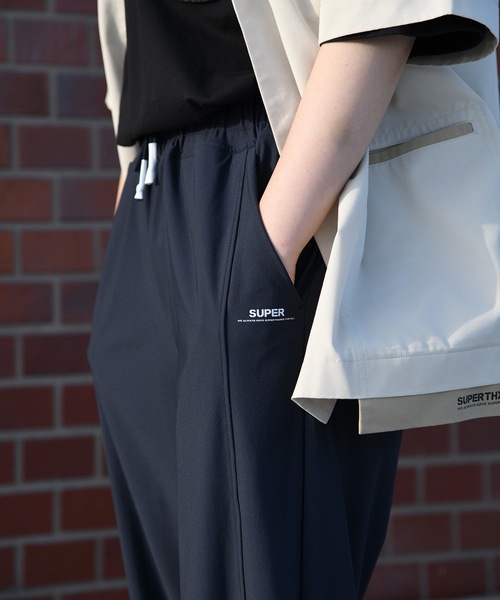 SUPERTHANKS（スーパーサンクス）の「ドライ速乾性ワンポイントトラックパンツ セットアップ （ユニセックス）（その他パンツ・メンズ・ネイビー/ブラック/グリーン/グレー・S/L/M）」の16枚目の写真