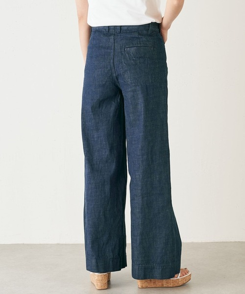 BEARDSLEY(ビアズリー)の「デニムバギー(その他パンツ・レディース・インディゴブルー・0/1)」の8枚目の写真