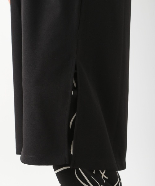 LEPSIM（レプシィム）の「【選べる丈シリーズ】フカVネックカットワンピース　261246（ワンピース・レディース・ライトブルー/ブラック・FREE/TALL）」の13枚目の写真