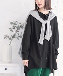 osharewalker | 『シンプルバンドカラーシャツ』(シャツ/ブラウス)