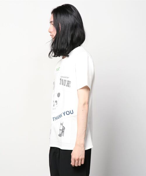 ONE MADE（ワンメイド）の「ONEMADE(ワンメイド）ONE-938/@MY ART TEE マイアートTシャツ（Tシャツ/カットソー・メンズ・ホワイト・46/48）」の2枚目の写真