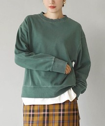 【定番スウェットを色で楽しむ。】 ヴィンテージライク スウェット［クルーネックプルオーバー］