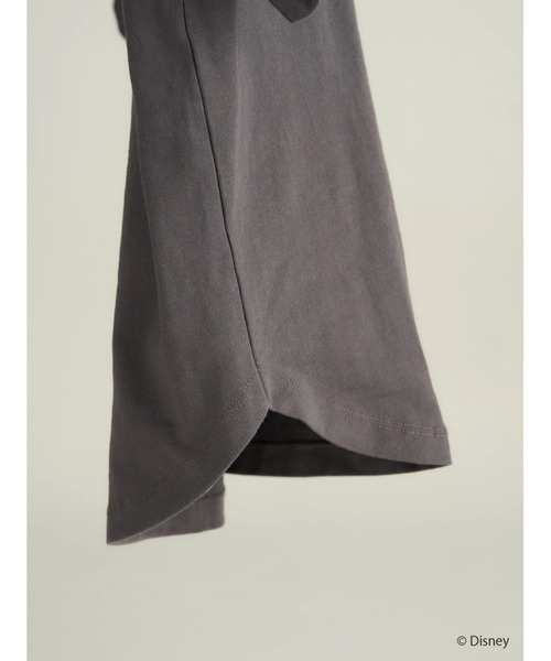 Disney（ディズニー）の「コミックプリント半袖カットプルオーバー/Disney（Tシャツ/カットソー・レディース・オフホワイト/チャコールグレー・FREE）」の7枚目の写真