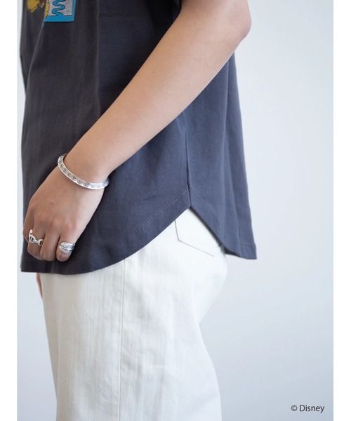 Disney（ディズニー）の「コミックプリント半袖カットプルオーバー/Disney（Tシャツ/カットソー・レディース・オフホワイト/チャコールグレー・FREE）」の16枚目の写真