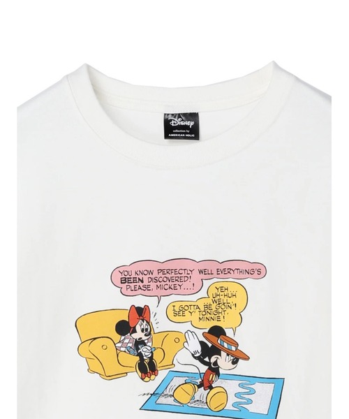 Disney（ディズニー）の「コミックプリント半袖カットプルオーバー/Disney（Tシャツ/カットソー・レディース・オフホワイト/チャコールグレー・FREE）」の22枚目の写真