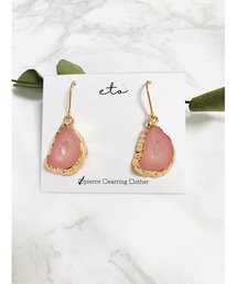 【eto】アゲート風ピアス(MA)