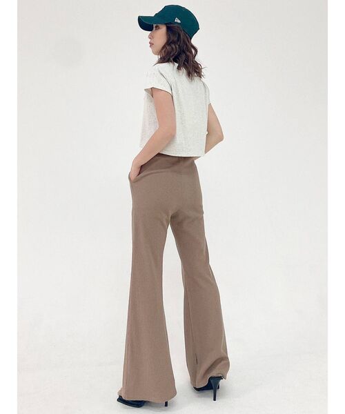 GYDA（ジェイダ）の「TYRANNOS G REX ワッペンショートTシャツ（Tシャツ/カットソー・レディース・チャコールグレー/ライトグレー/パープル/オフホワイト・FREE）」の18枚目の写真