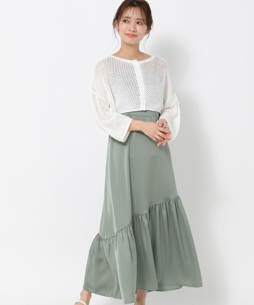 メッシュカーデSETキャミワンピ274627