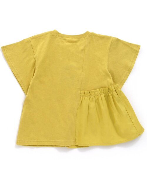 BREEZE（ブリーズ）の「アシンメトリー裾フリルTシャツ（Tシャツ/カットソー・キッズ・イエロー/オフホワイト/サックスブルー・100/120/130/90/140/110/80）」の11枚目の写真