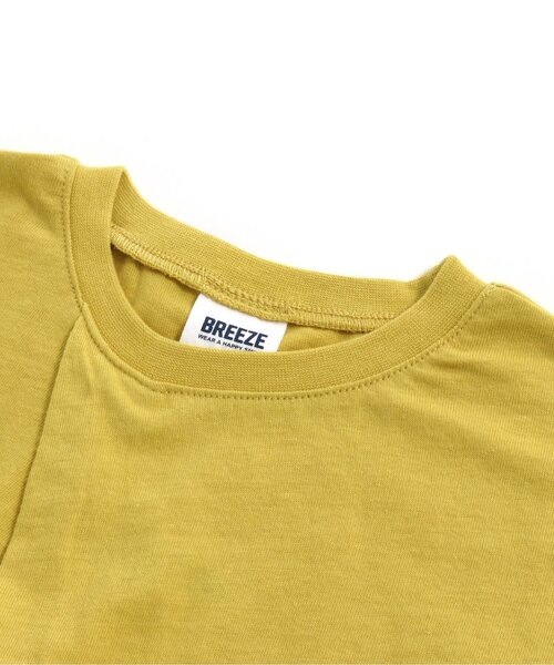 BREEZE（ブリーズ）の「アシンメトリー裾フリルTシャツ（Tシャツ/カットソー・キッズ・イエロー/オフホワイト/サックスブルー・100/120/130/90/140/110/80）」の12枚目の写真