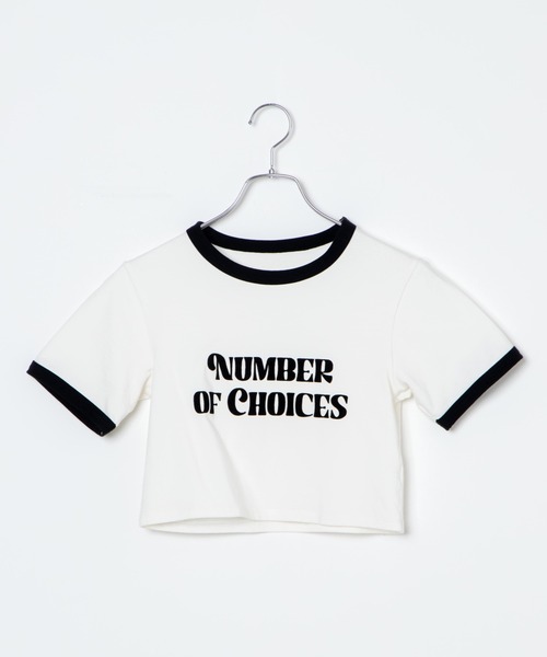 WEGO(ウィゴー)の「WEGO/リンガーチビT(Tシャツ/カットソー・レディース・ブラック/レッド/グリーン・FREE)」の21枚目の写真